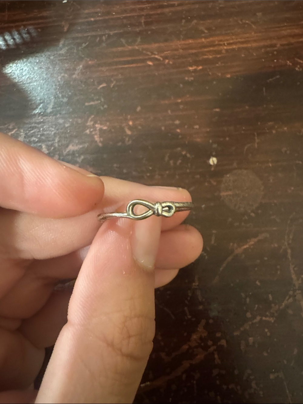 Pandora Sterling Silver Infinity Knot Ring - Silver